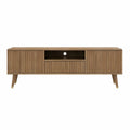 Szafka RTV z płyty MDF 160 × 40 × 60 cm, orzechowa